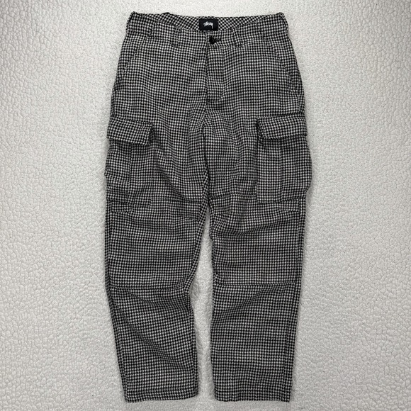 Stussy Other - Stussy Cargo Pants Unisex 30x27.5 Houndstooth Streetwear Skater Y2K Punk